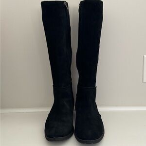 UGG Black Suede Knee High Equestrian Riding Boots Size 9